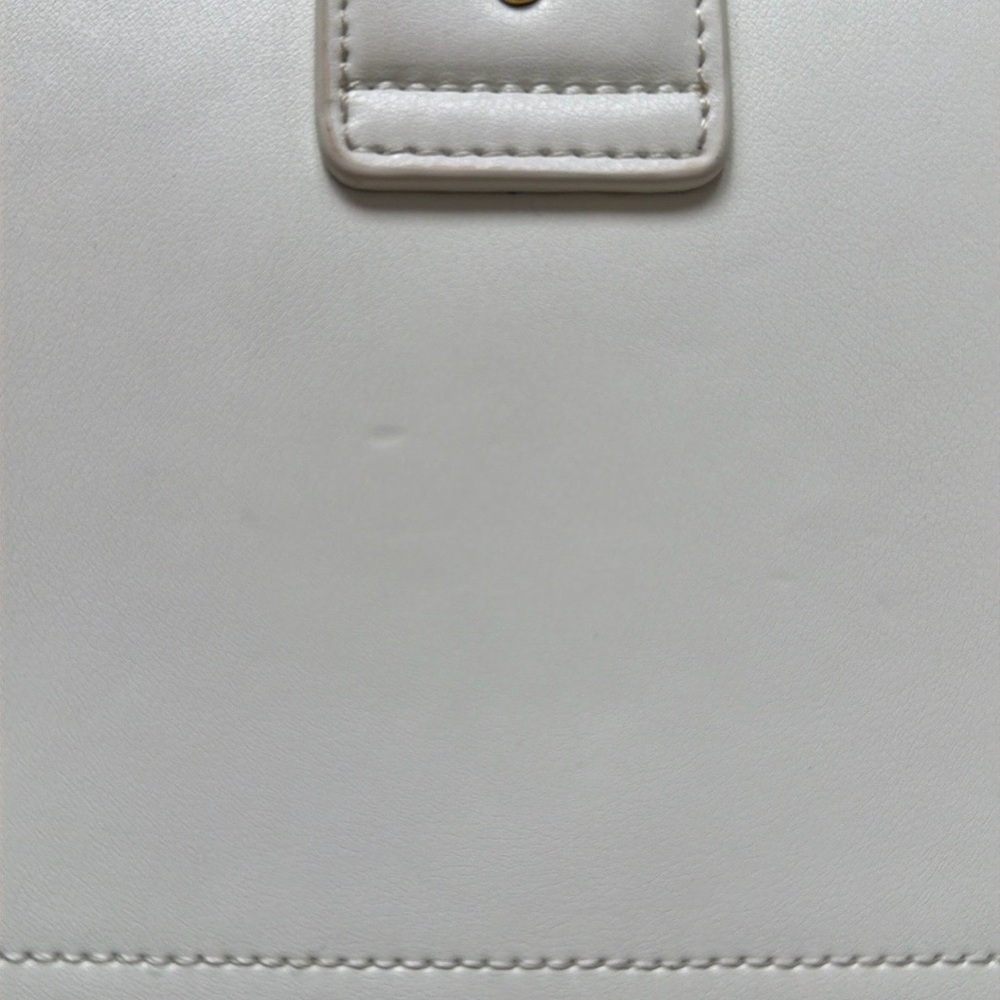Pinko white leather crossbody shoulder bag purse - Picture 9 of 15